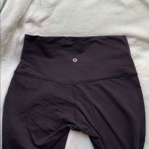 Lululemon leggings with mesh detail down the leg